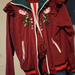 2 pc burgundy guc inspired set 1x/2x